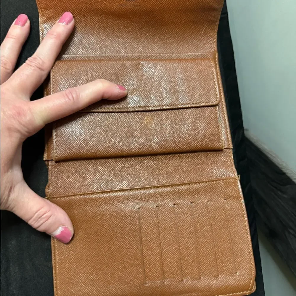 Louis Vuitton Monogram Porte Tresor Etui Papier Wallet M61202 SKS4142